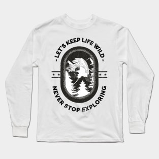 Wild life exploring Long Sleeve T-Shirt